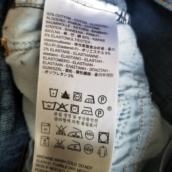 Levis 711 Skinny Distressed Jeans 29 - Picture 8 of 9